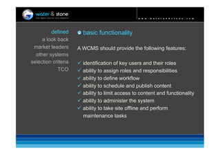 Open Source CMS 2009