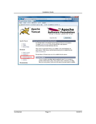 Installation Guide
Confidential Page 11 5/2/2013
 