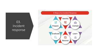 03.
Incident
response
 