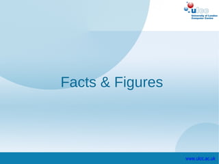 Facts & Figures




                  www.ulcc.ac.uk
 