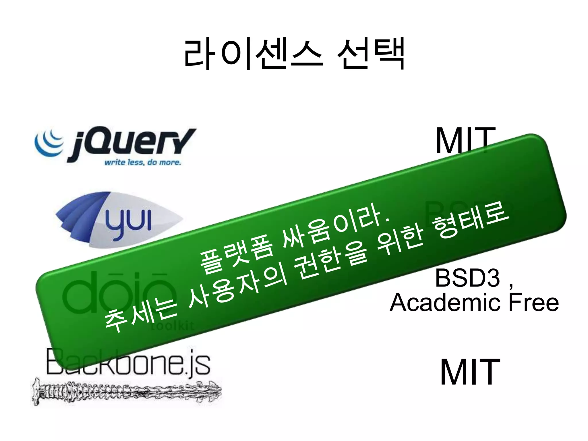 라이센스 선택

          MIT

          BSD3
         BSD3 ,
      Academic Free

          MIT
 