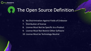 Open Source Licenses | PDF