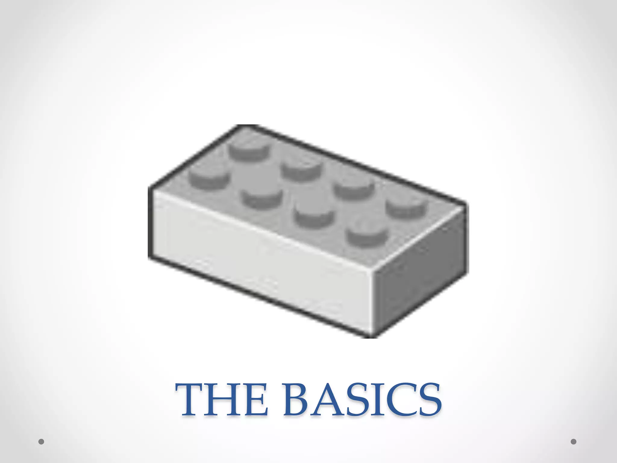 THE BASICS
 