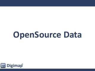 OpenSource Data
 