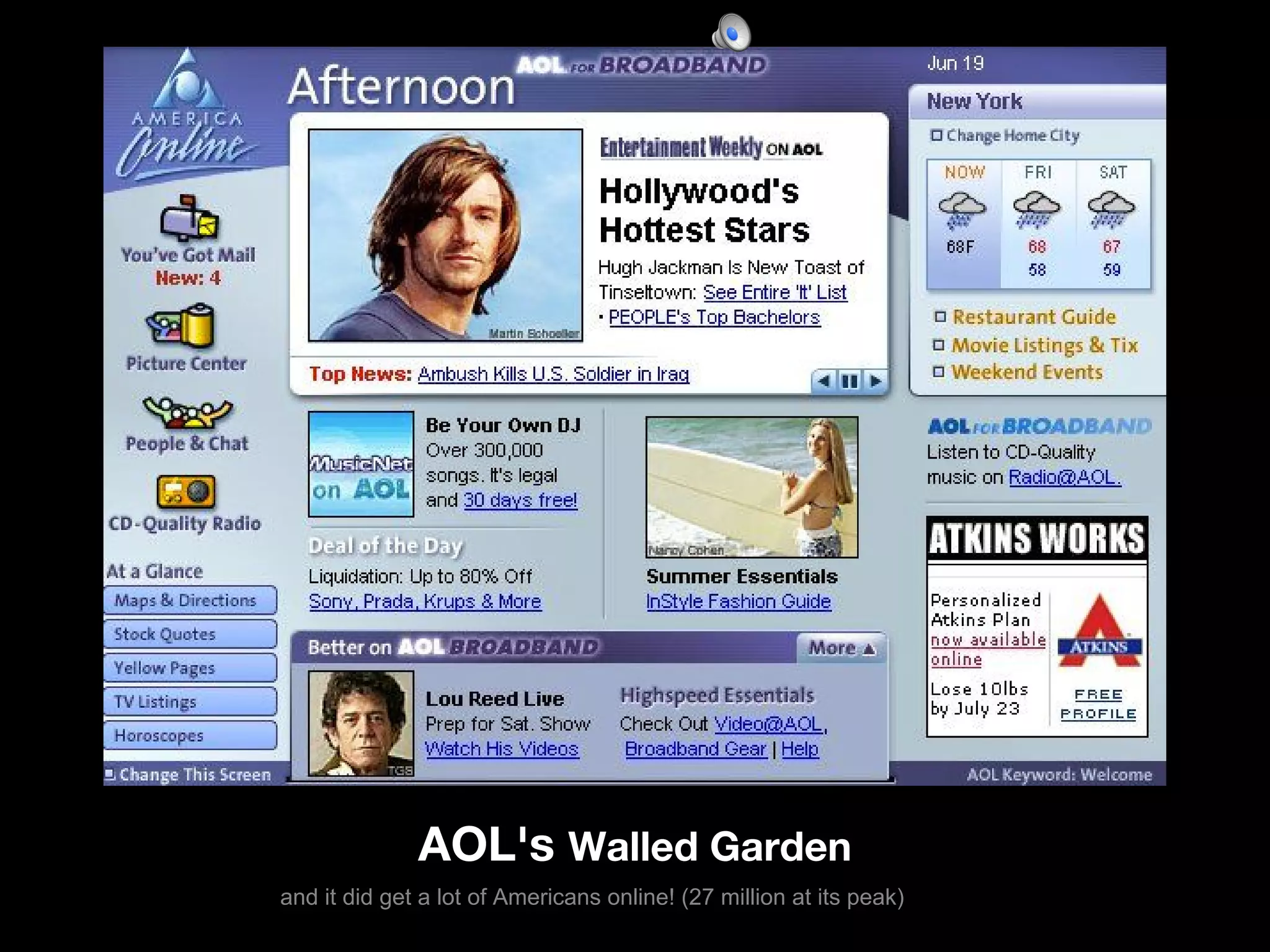 and it did get a lot of Americans online! (27 million at its peak)
 