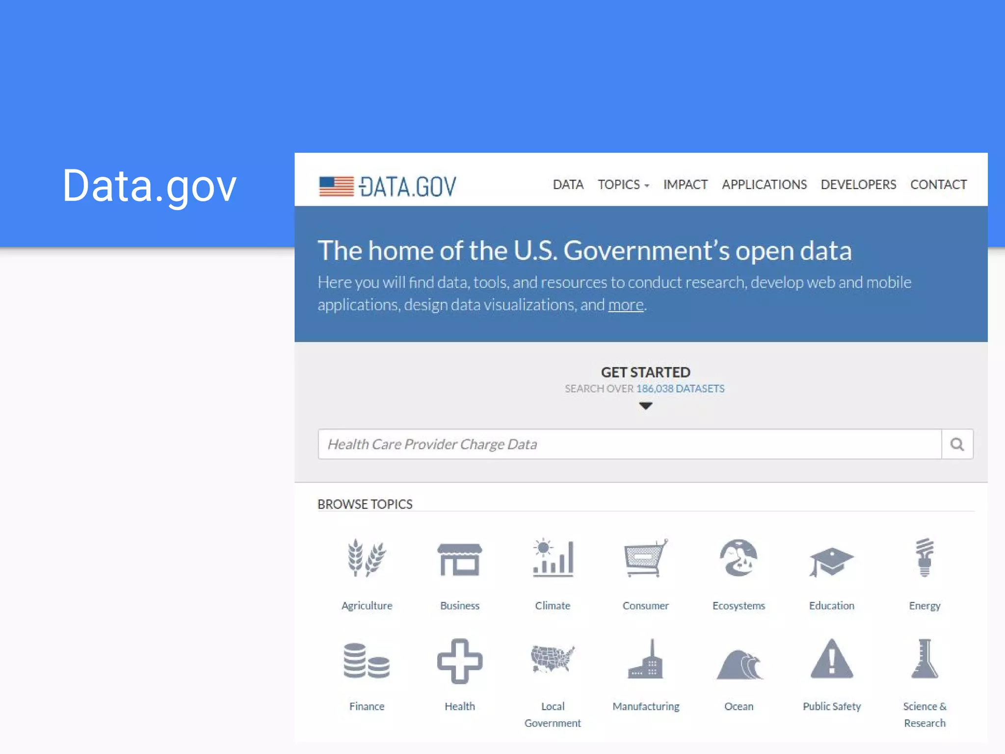 Data.gov
 