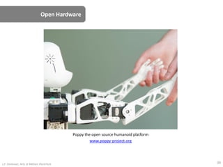 Open Hardware
Poppy the open source humanoid platform
www.poppy-project.org
J.F. Omhover, Arts et Métiers ParisTech 39
 