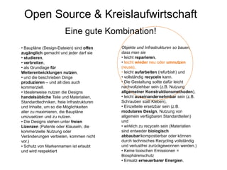 Open Source Kreislaufwirtschaft & Kreislaufstadt - Innovative Citizen Festival 2015