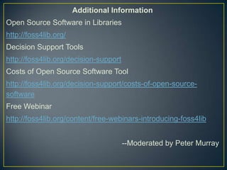 Open source library management software | PPT