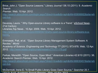Open source library management software | PPT