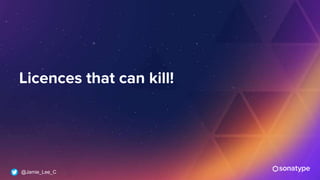 @Jamie_Lee_C
Licences that can kill!
 