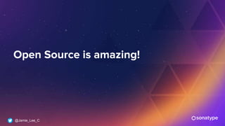 @Jamie_Lee_C
Open Source is amazing!
 