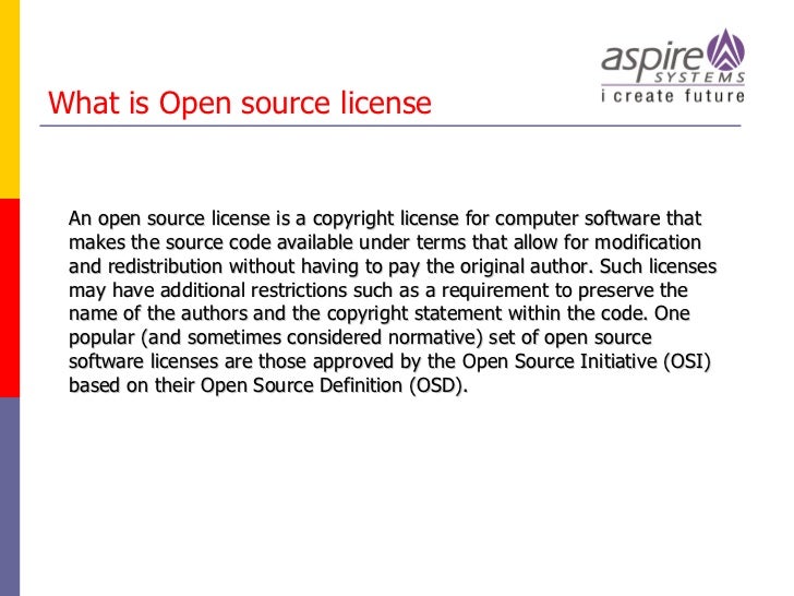 Open source licenses training