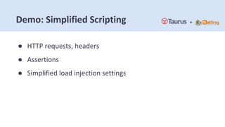Open Source Load Testing: JMeter, Gatling and Taurus | PPTX