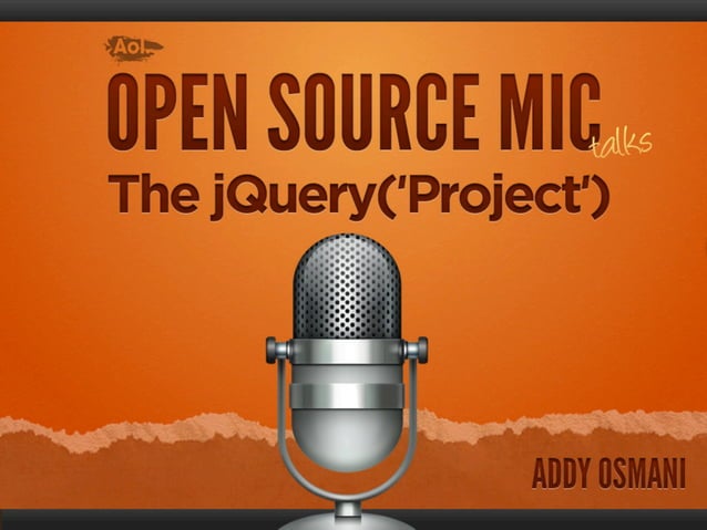 Open-source Mic Talks at AOL | PPT