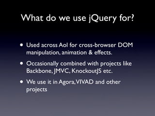Open-source Mic Talks at AOL | PPT