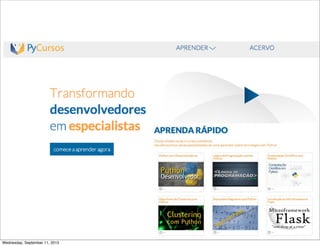 Wednesday, September 11, 2013
 