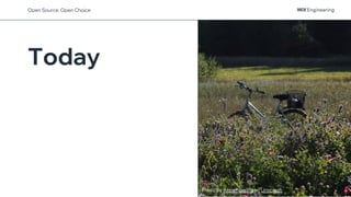 Photo by Anne Nygård on Unsplash
Today
Open Source: Open Choice
 