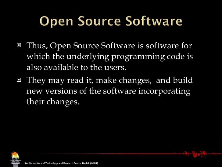 Open source operating systems