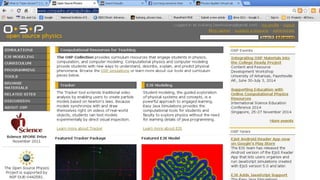 Open source physics specialist sharing with ETD | PPTX