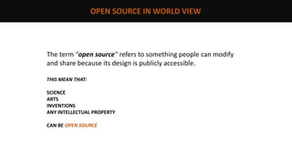 Introduction To Open Source | PPTX