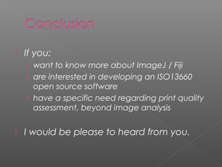 Open source print quality software | PPT