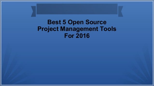 best open source project management