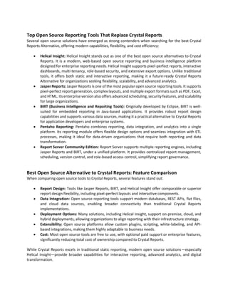 Open Source Reporting Tools The Best Crystal Reports Alternative.pdf