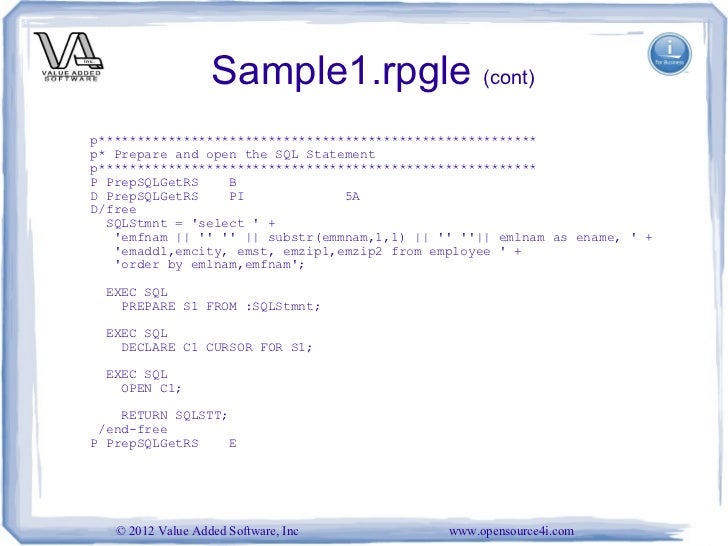 open source report writing tools for ibm i vienna 2012 free form rpgle