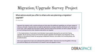 Migration/Upgrade Survey Project
 