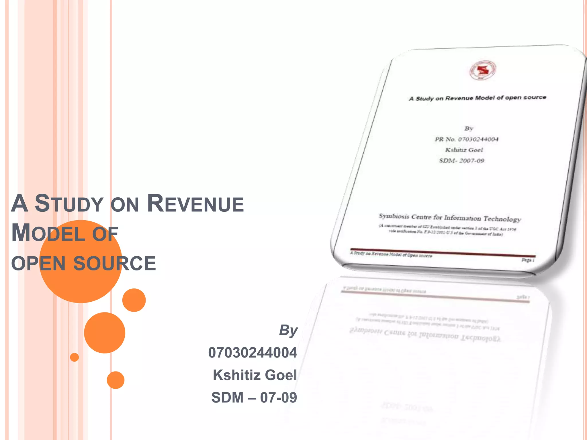 Open Source Revenue Model