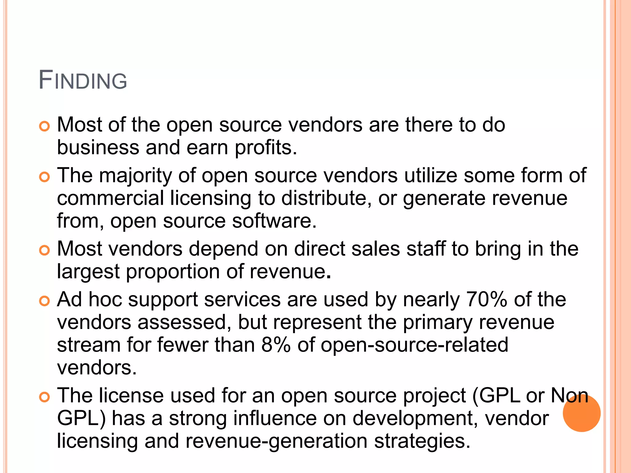 Open Source Revenue Model