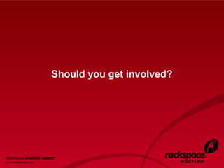 12




Should you get involved?
 