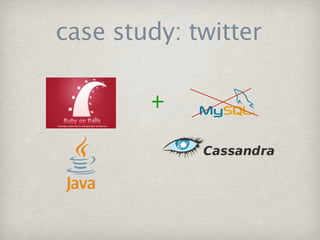 case study: twitter
 