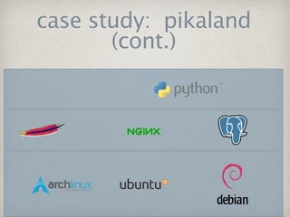 case study: pikaland
       (cont.)
 