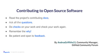 Open source software best practices | PPTX