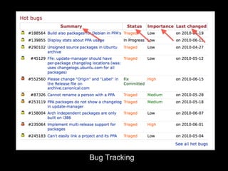 Bug Tracking
 