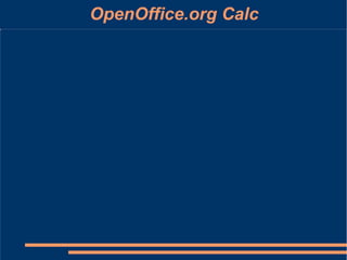 OpenOffice.org Calc 