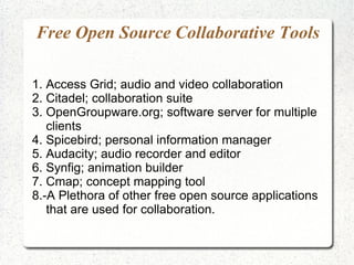 No restriction on other software - Technology neutrality (Open Source Software in Education 2008) 