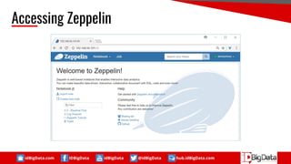 idBigData.com IDBigData idBigData @idBigData hub.idBigData.com
Accessing Zeppelin
 