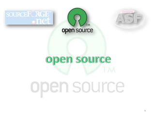 Open Source, Sourceforge Projects, & Apache Foundation | PPTX