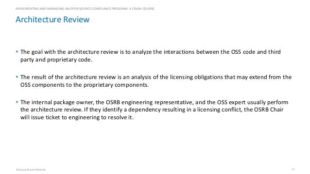 Implementing And Managing An Open Source Compliance Program