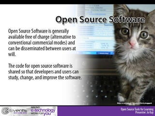 Open Source Tools for Learning Slide 21