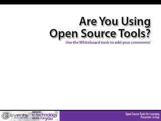 Open Source Tools for Learning Slide 4