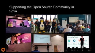 Supporting the Open Source Community in
Soﬁa
 