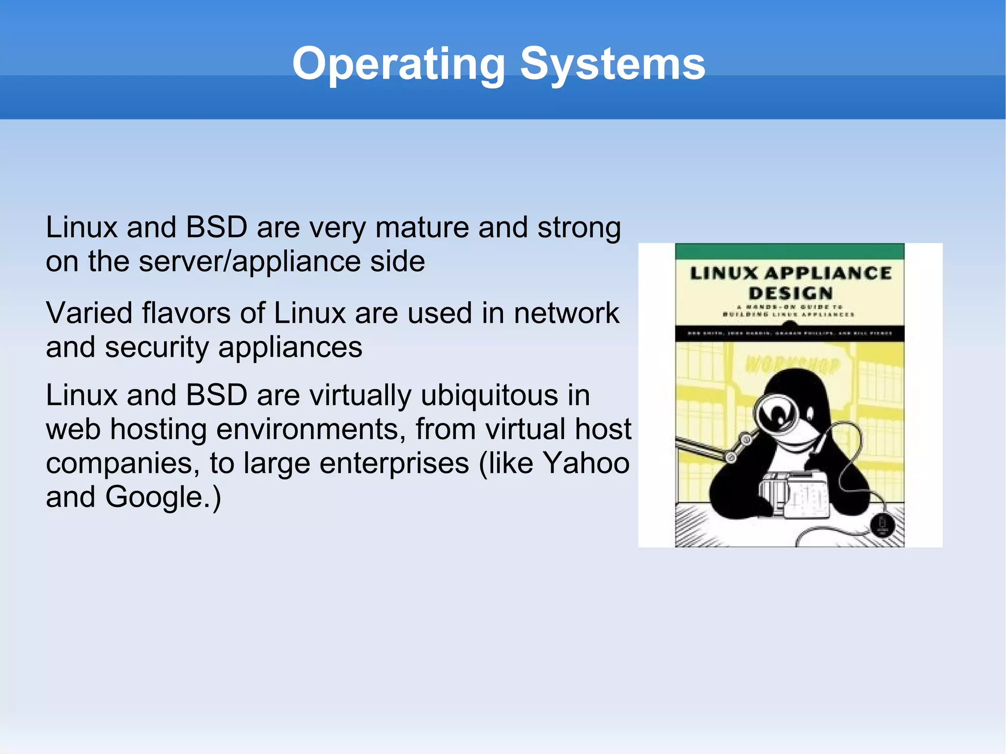 Server software Fileserver software 