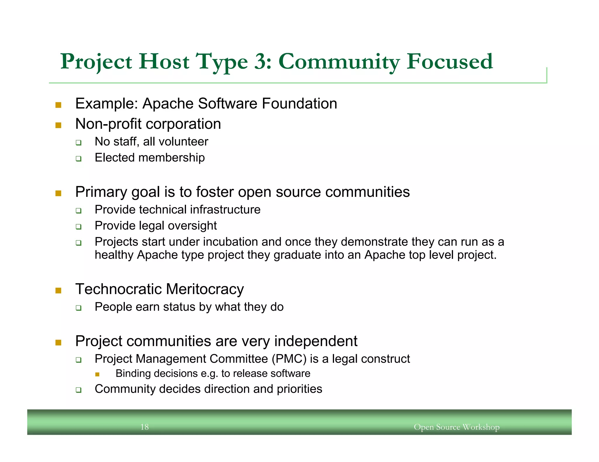 An Open Source Workshop