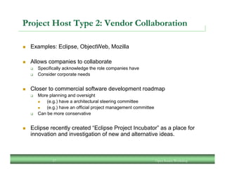 An Open Source Workshop