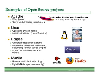 An Open Source Workshop