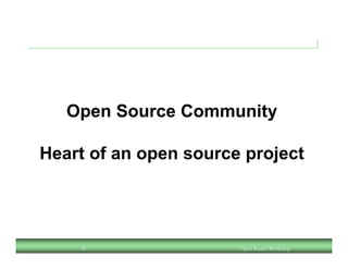 An Open Source Workshop